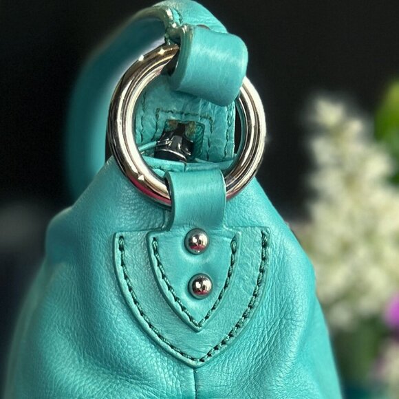 Classic Marc Jacobs Blake Multi-Pocket Hobo Bag in Teal with Silver Hardware - Picture 5 of 16